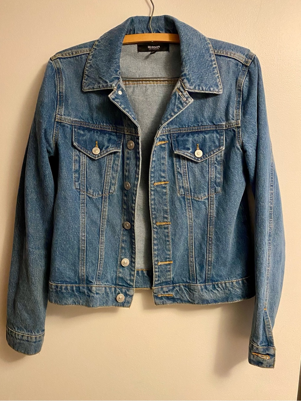Hudson Jeans Light Blue Denim Trucker Jacket